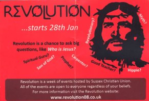 ‘revolution’ flyer
